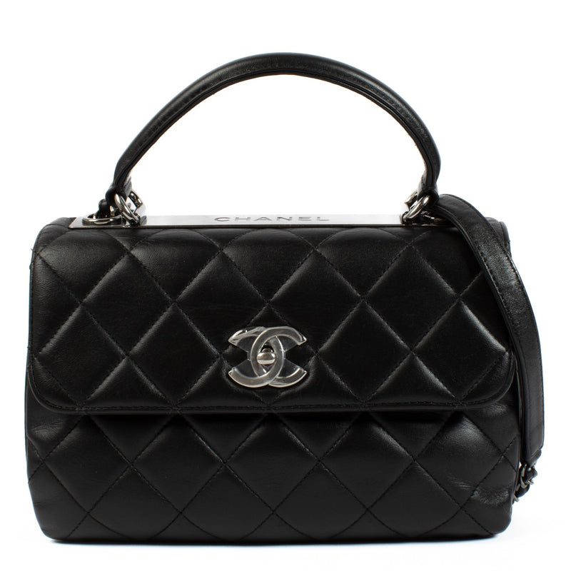 Authentic second hand Chanel Black Small Trendy CC Bag on Labellov.com