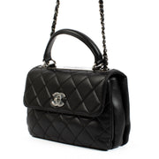 Authentic second hand Chanel Black Small Trendy CC Bag on Labellov.com
