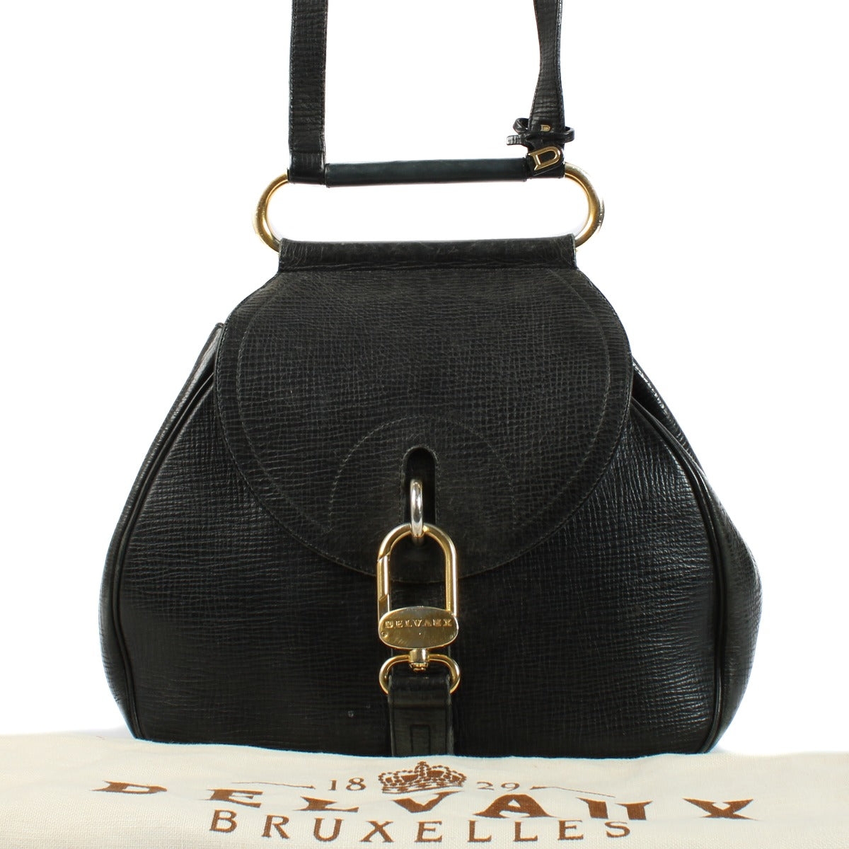 Delvaux Black Cerceau GM Bag