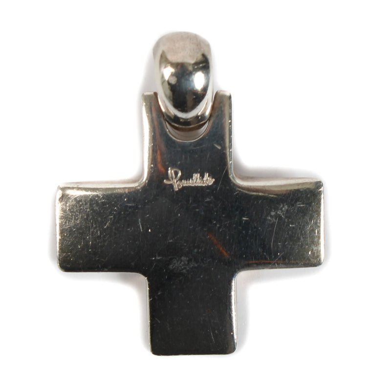 Pomellato Sterling Silver Cross Pendant