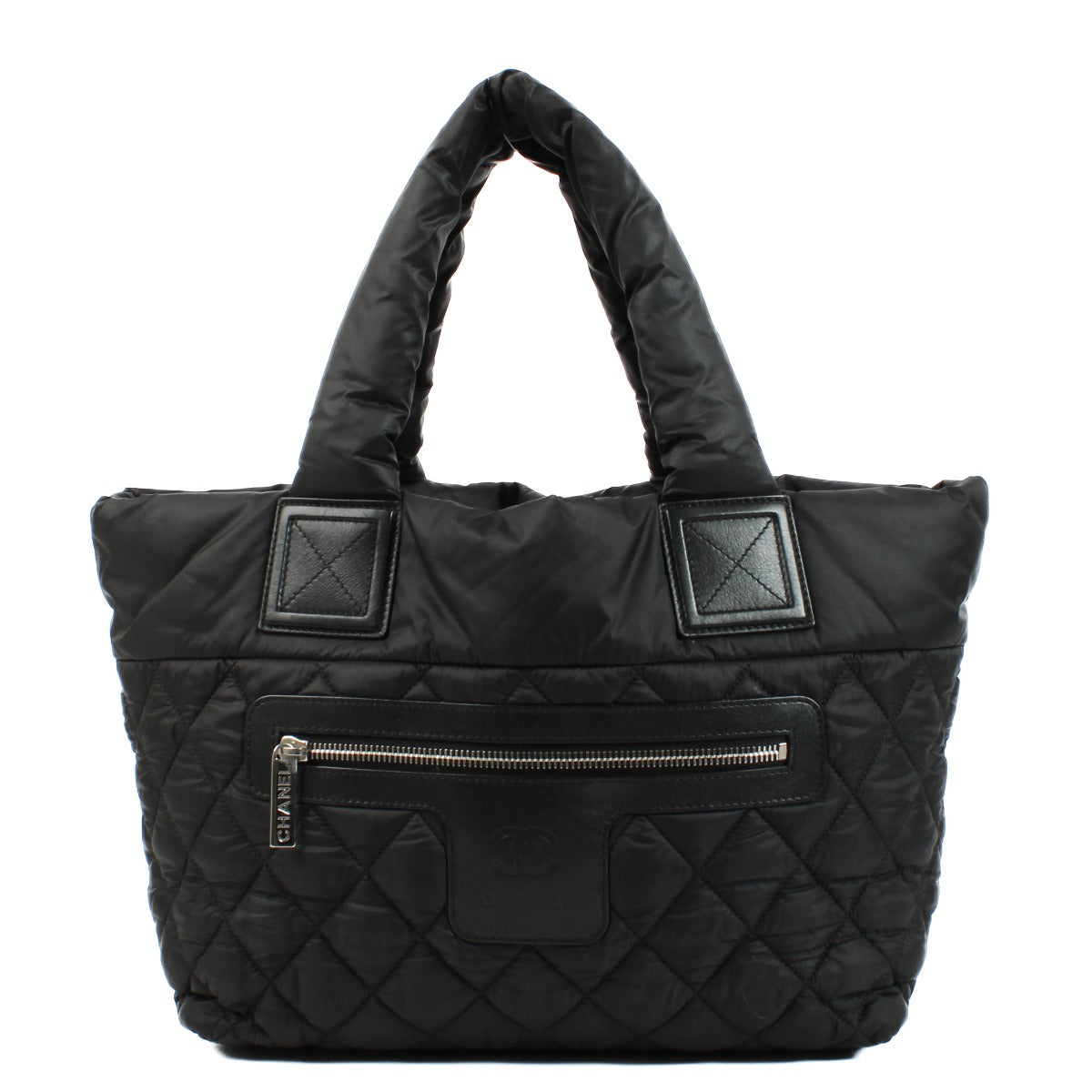 Chanel Black Nylon Coco Cocoon Tote Bag