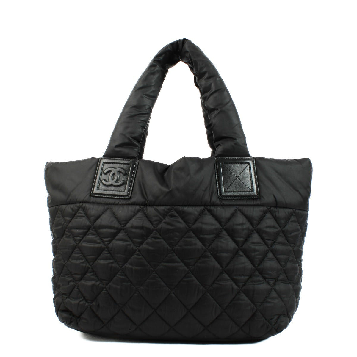 Chanel Black Nylon Coco Cocoon Tote Bag