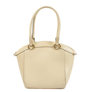 Delvaux Beige Charme Bag with slight wear on straps, bottom, and interior, overall in very good condition. Order on Labellov.com.