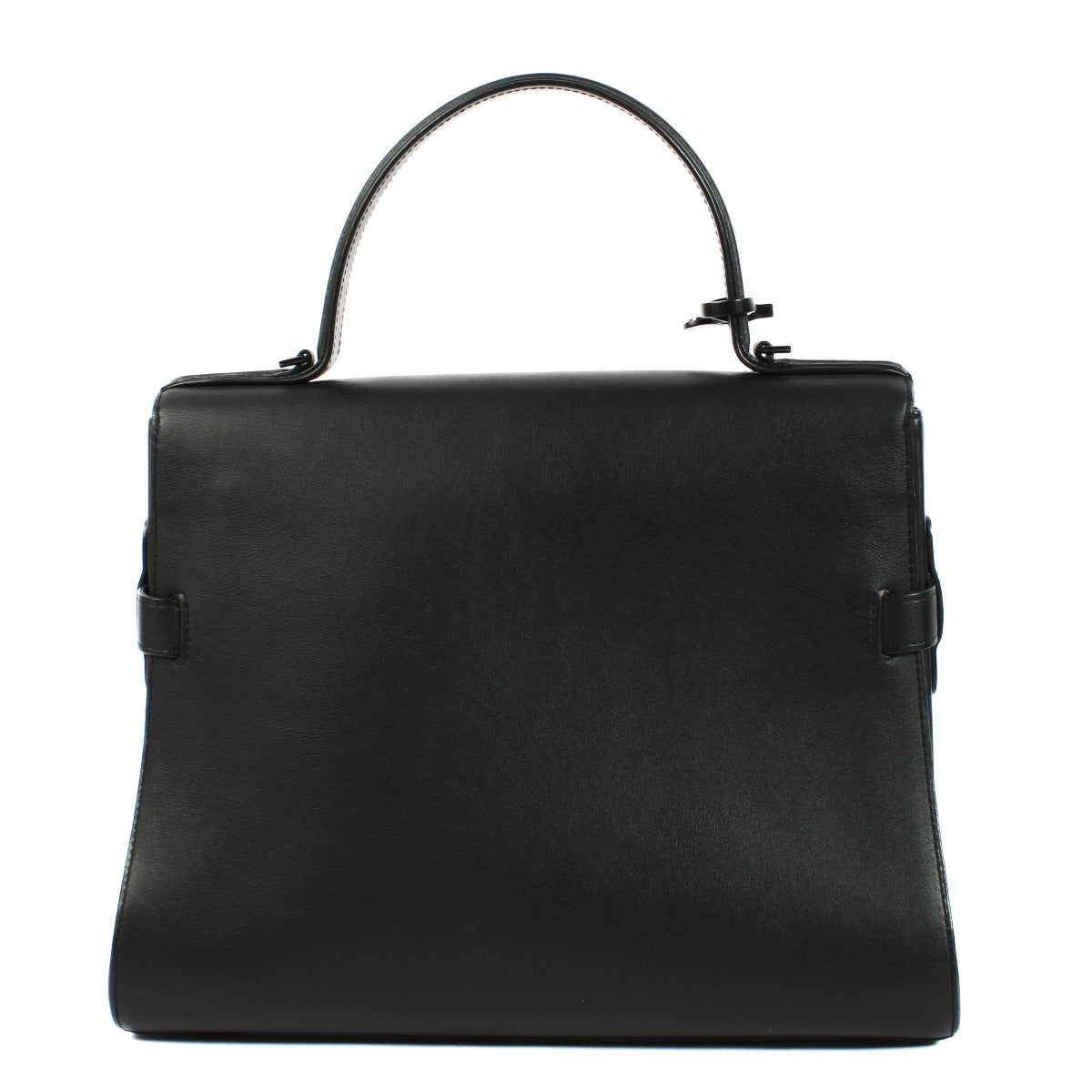 Delvaux Zwart Lamsleer/Kalfsleer Souple Tempête GM Smock