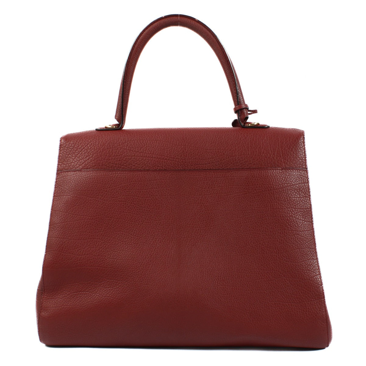 Delvaux Burgundy Cripsy Calf Brillant GM Fly Trench
