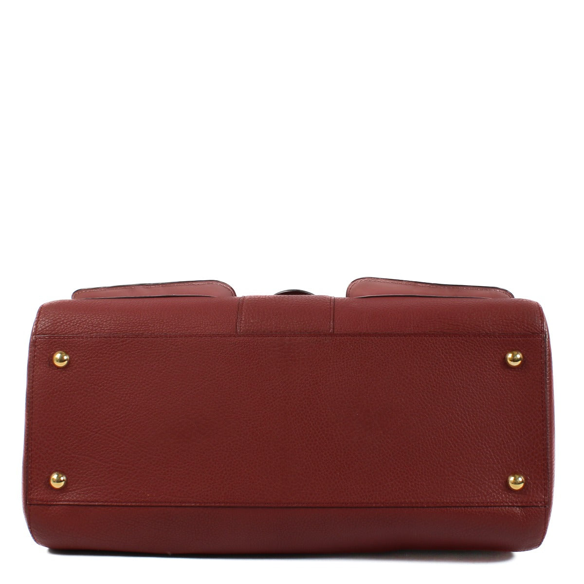 Delvaux Burgundy Cripsy Calf Brillant GM Fly Trench