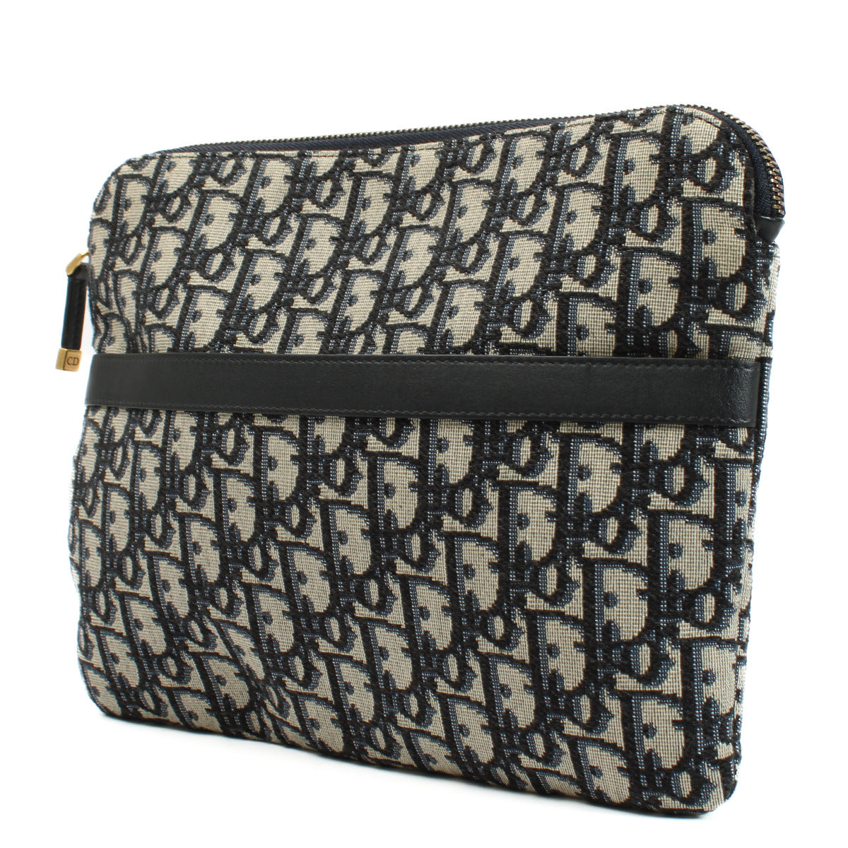 Small and compact Christian Dior Oblique Clutch for the best price at vintage designer destination Labellov.