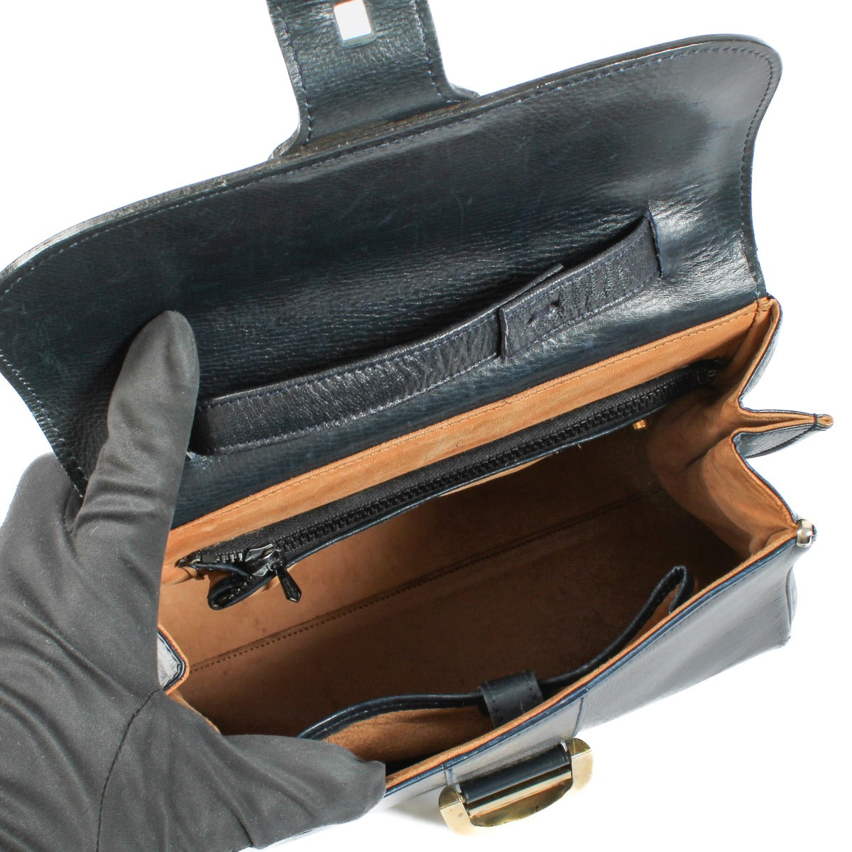 Delvaux Blue Vintage Brillant PM Bag