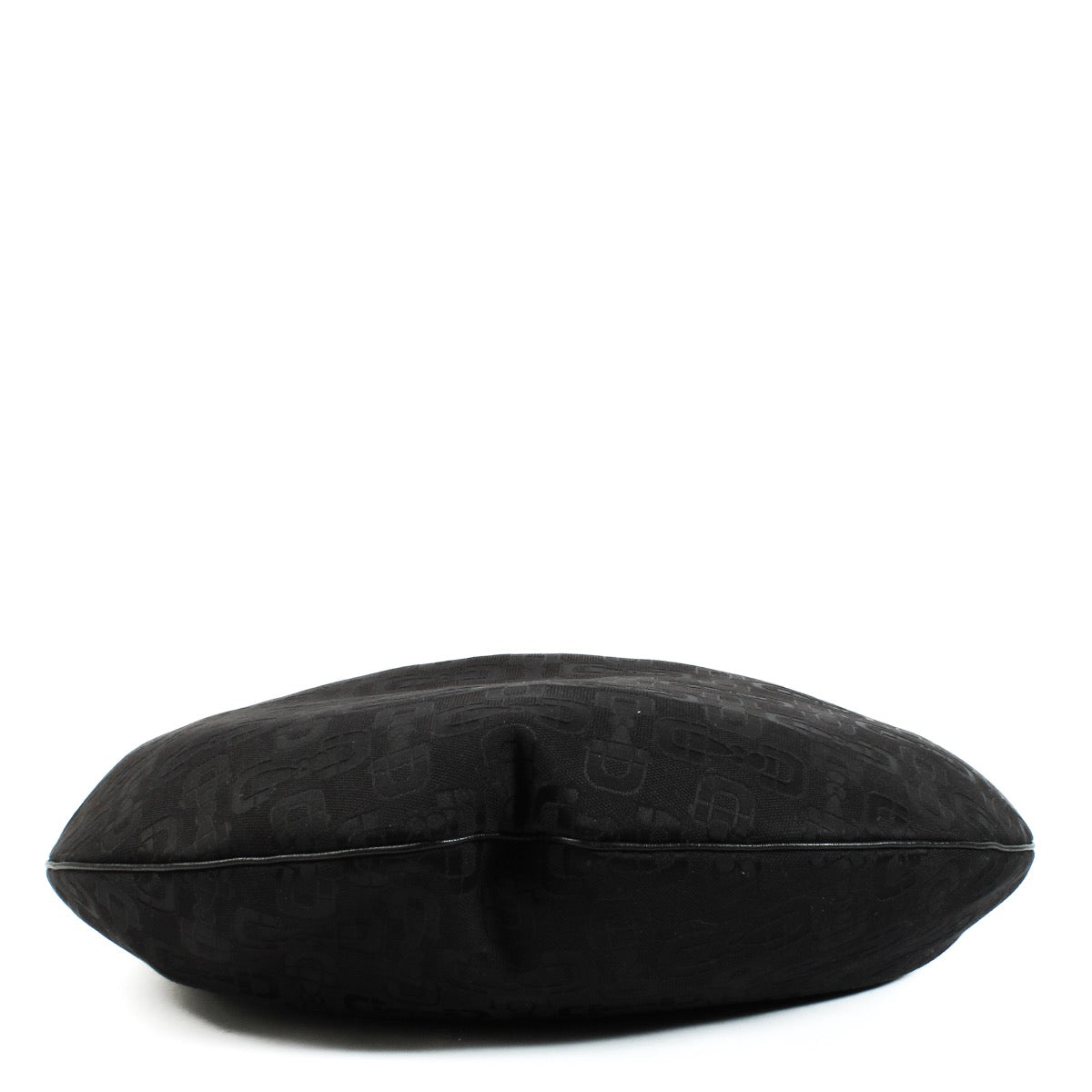 shop 100% authentic second hand Gucci Black Horsebit Canvas Hobo Bag on Labellov.com