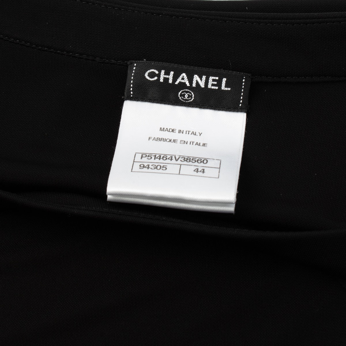 Chanel Black Button Detail Top - FR44