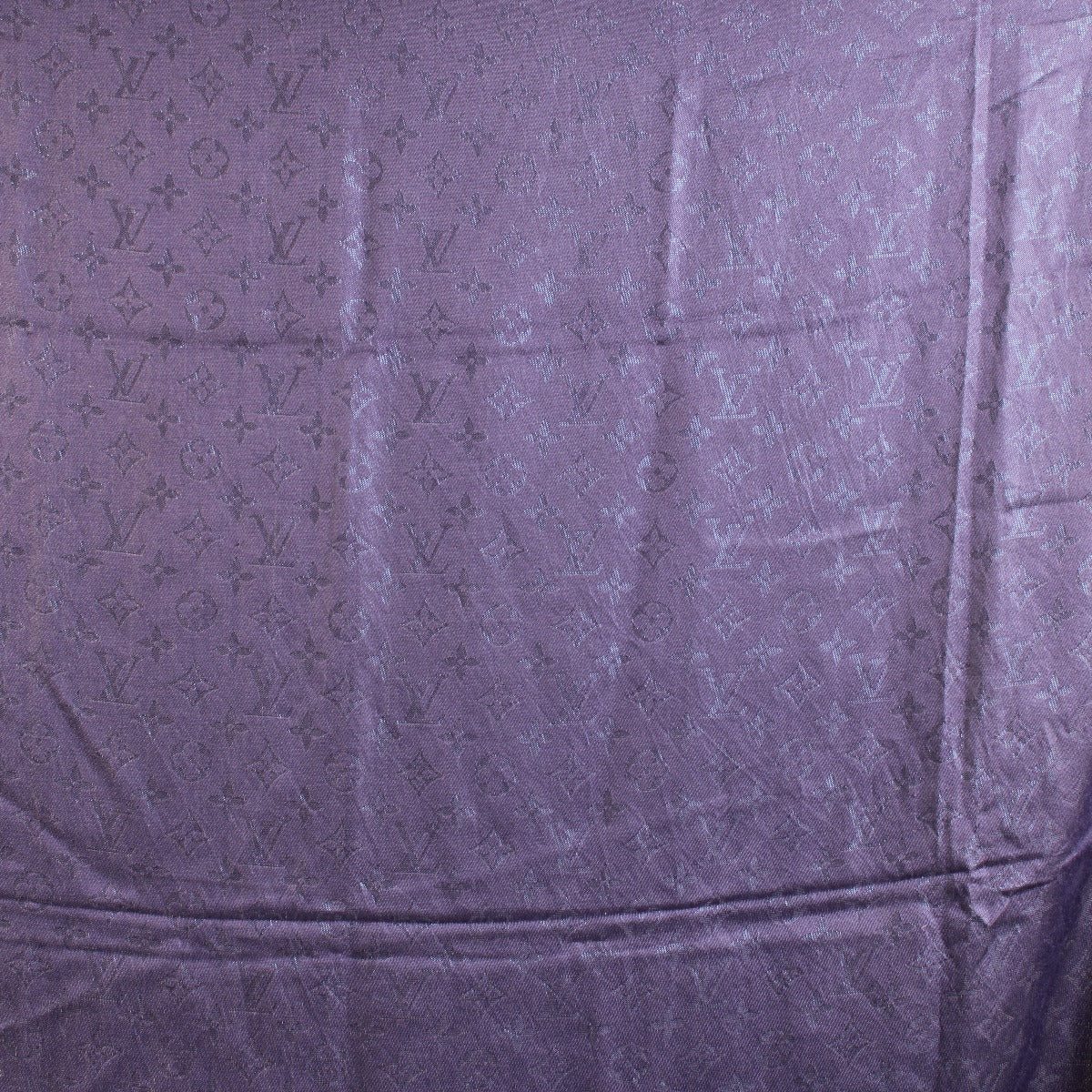 Louis Vuitton Purple Monogram Classique Shawl