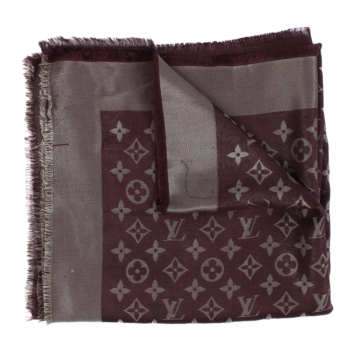 Louis Vuitton Purple Monogram Classique Shawl