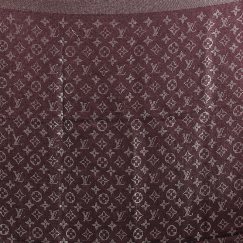 Louis Vuitton Purple Monogram Classique Shawl