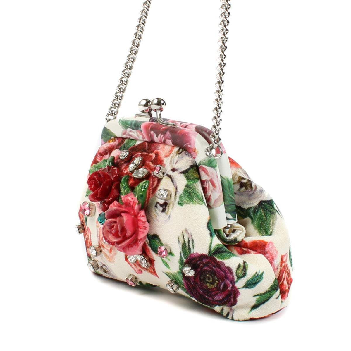 Dolce & Gabbana Rose Kristallen Ketting Portemonnee