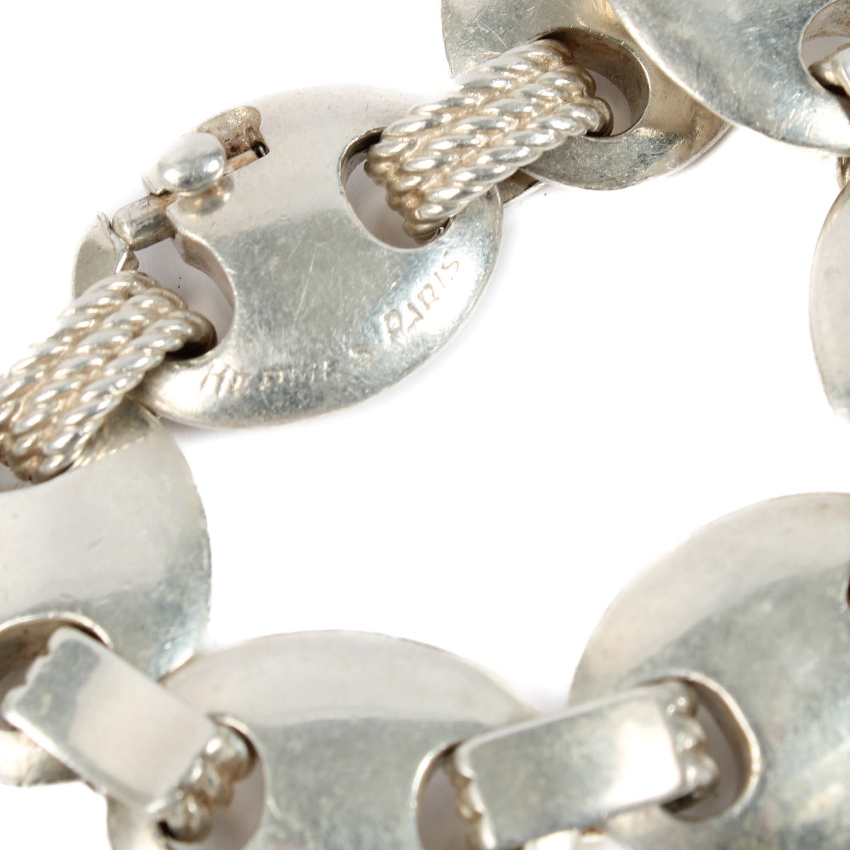 Bracelet Suroit Hermès en argent sterling