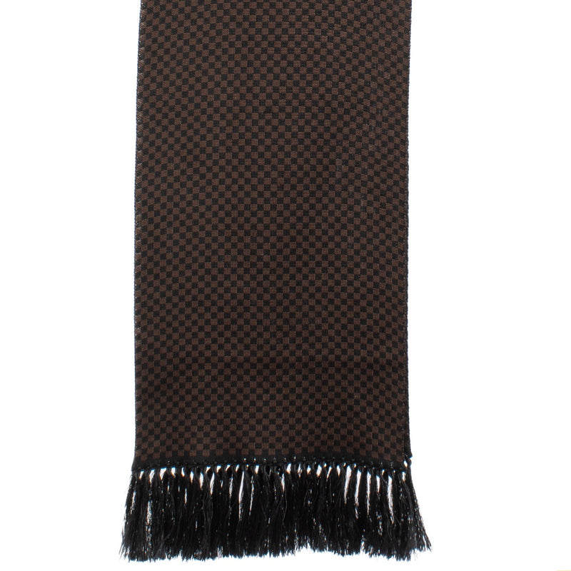 Shop 100% authentic second hand Louis Vuitton Black Damier Scarf on labellov.com