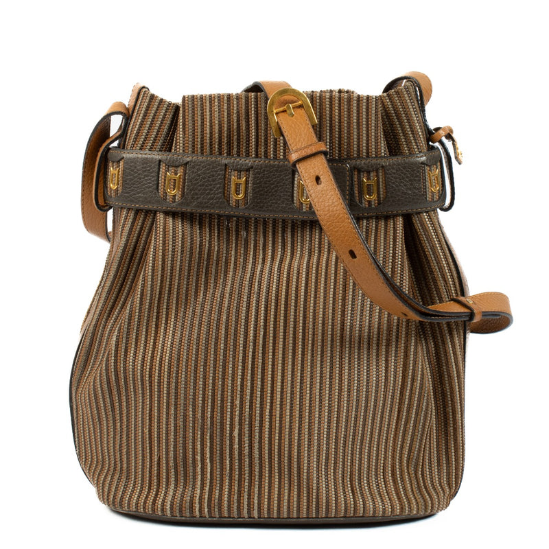 shop 100% authentic second hand Delvaux Beige Toile de Cuir Calicot Bag on Labellov.com