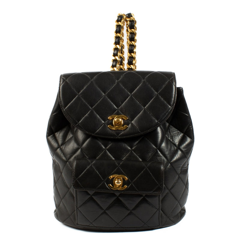 Shop 100% authentic secondhand Chanel Black Vintage Duma Backpack on Labellov.com