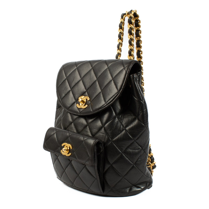 Shop 100% authentic secondhand Chanel Black Vintage Duma Backpack on Labellov.com