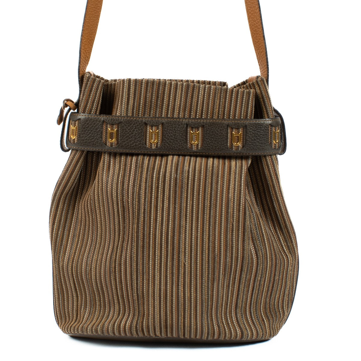 shop 100% authentic second hand Delvaux Beige Toile de Cuir Calicot Bag on Labellov.com