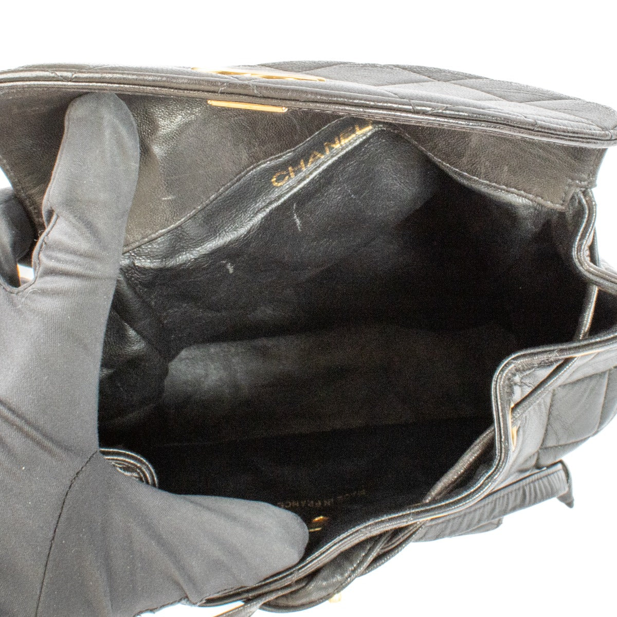 Shop 100% authentic secondhand Chanel Black Vintage Duma Backpack on Labellov.com