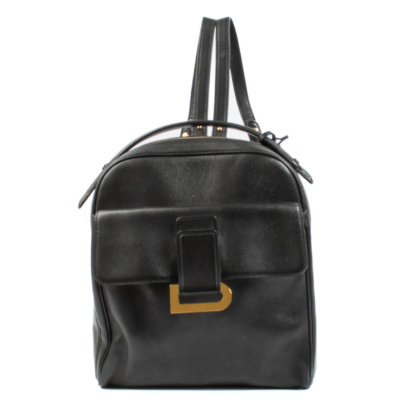 Delvaux Black Onde Backpack