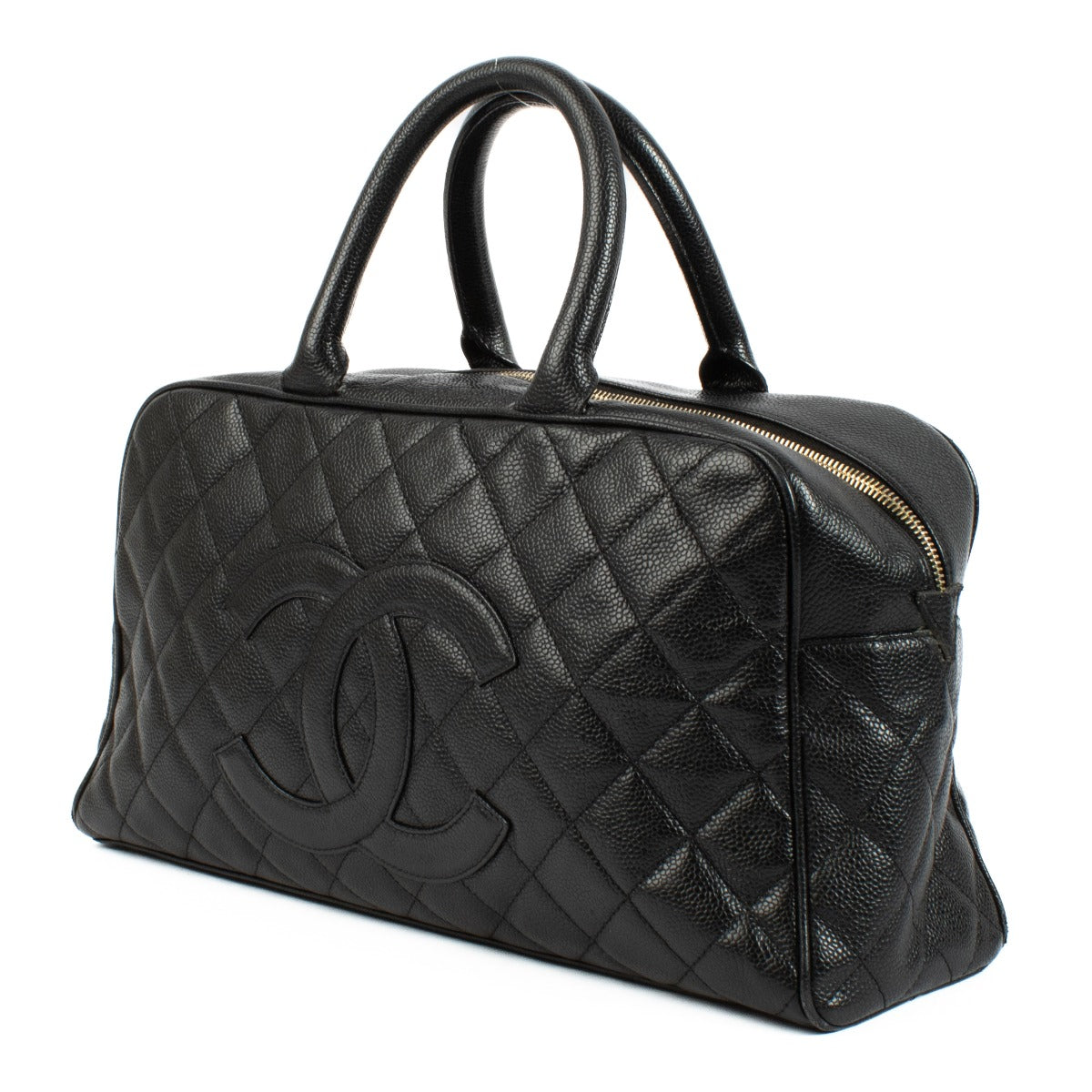 Shop 100% authentic secondhand Chanel Black Caviar Boston Bag on Labellov.com