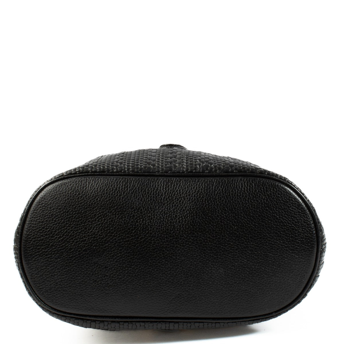 Delvaux Black Toile de Cuir Rose Backpack