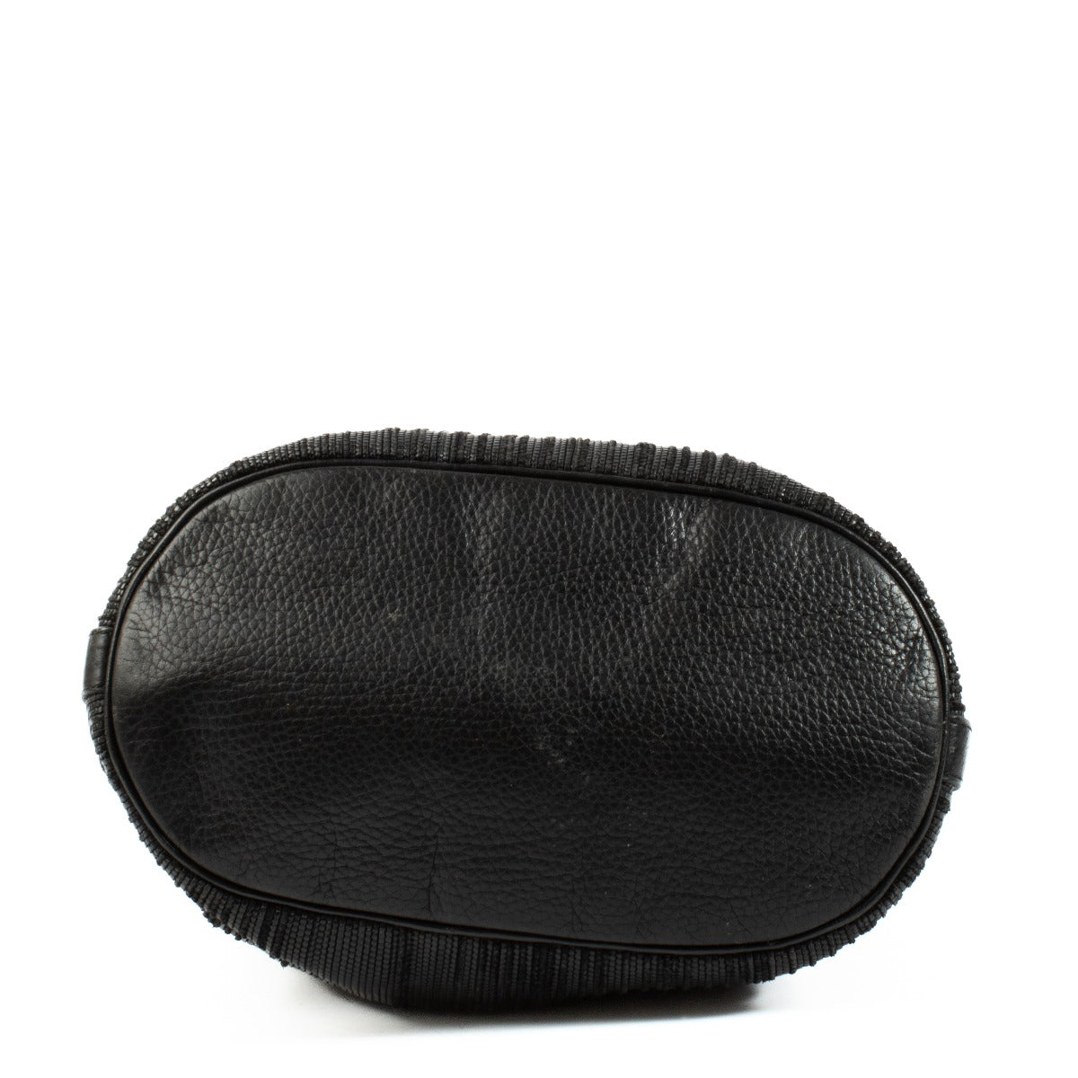 Delvaux Black Toile de Cuir Calicot Bag