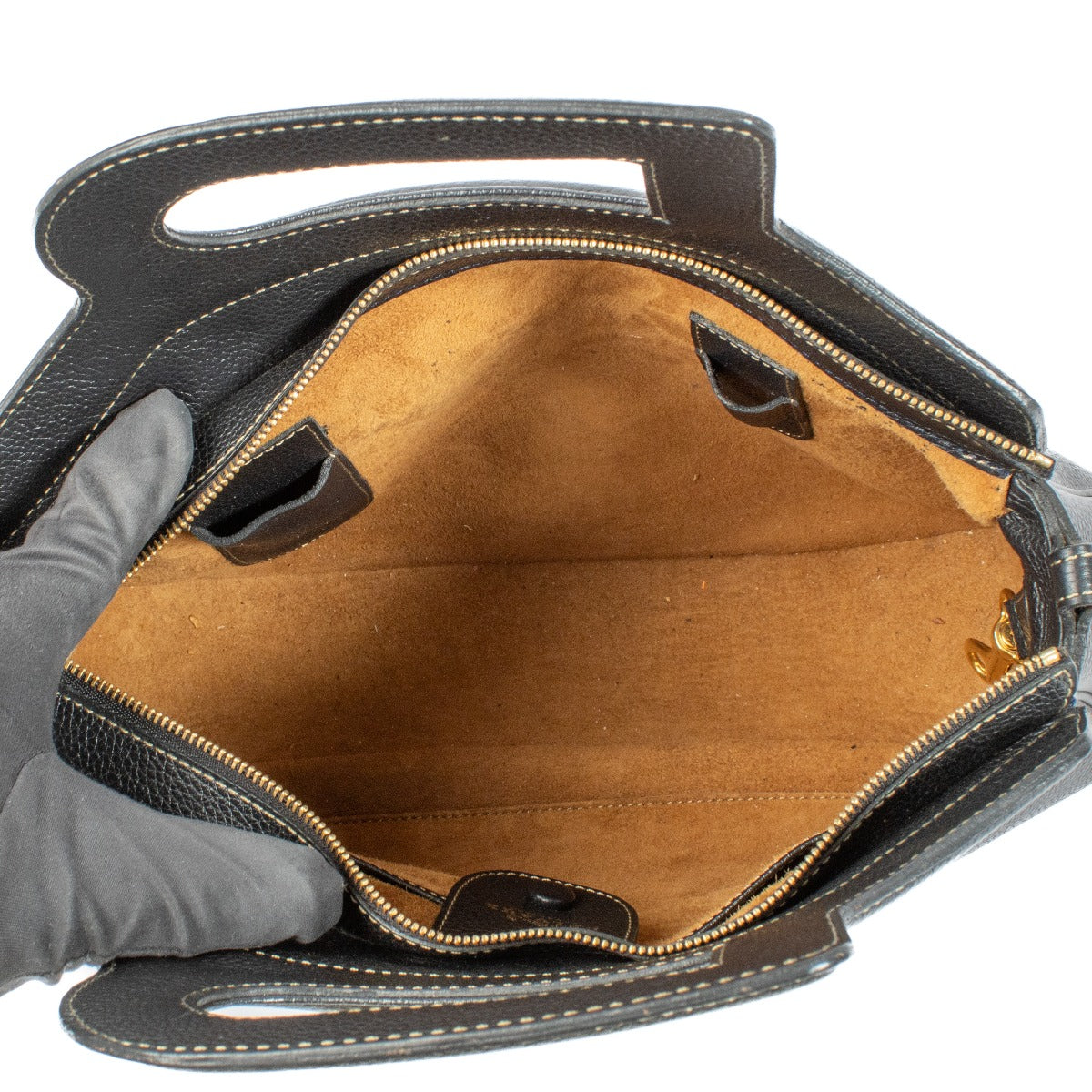 Delvaux Zwarte Toermalijn Tas