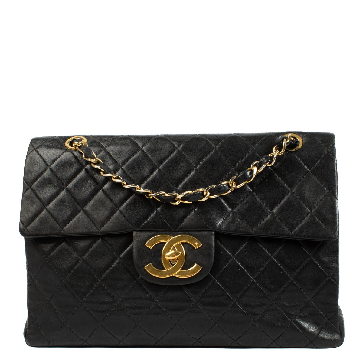 Shop 100% authentic secondhand Chanel Black Vintage Maxi Classic Bag on Labellov.com