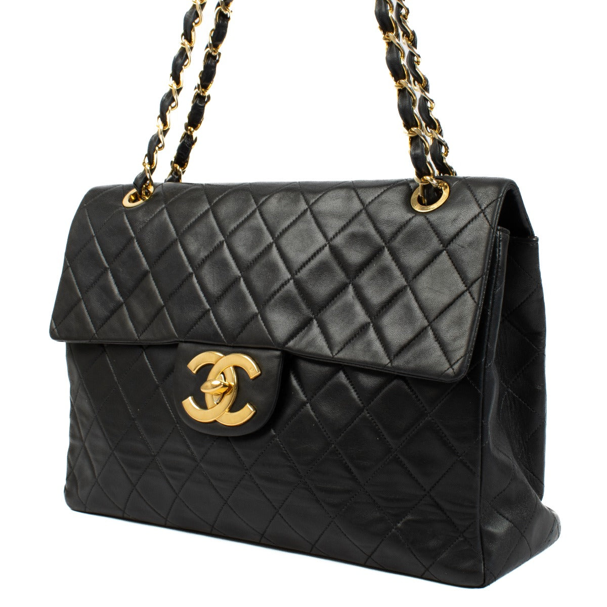 Shop 100% authentic secondhand Chanel Black Vintage Maxi Classic Bag on Labellov.com