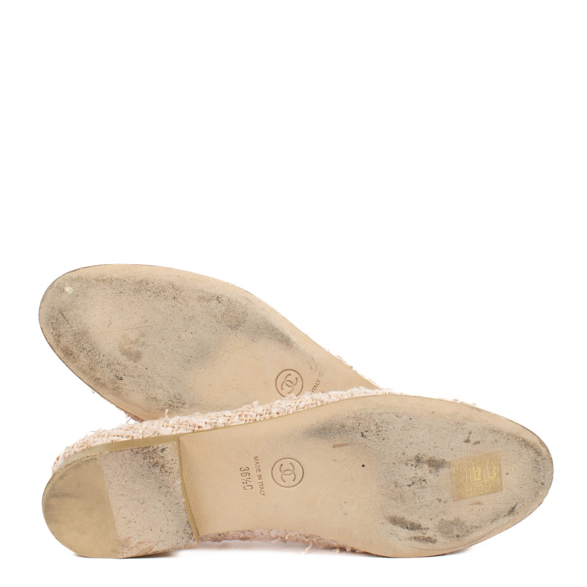 Authentic second hand Chanel Gold Ballerinas - Size 36,5 on Labellov.com