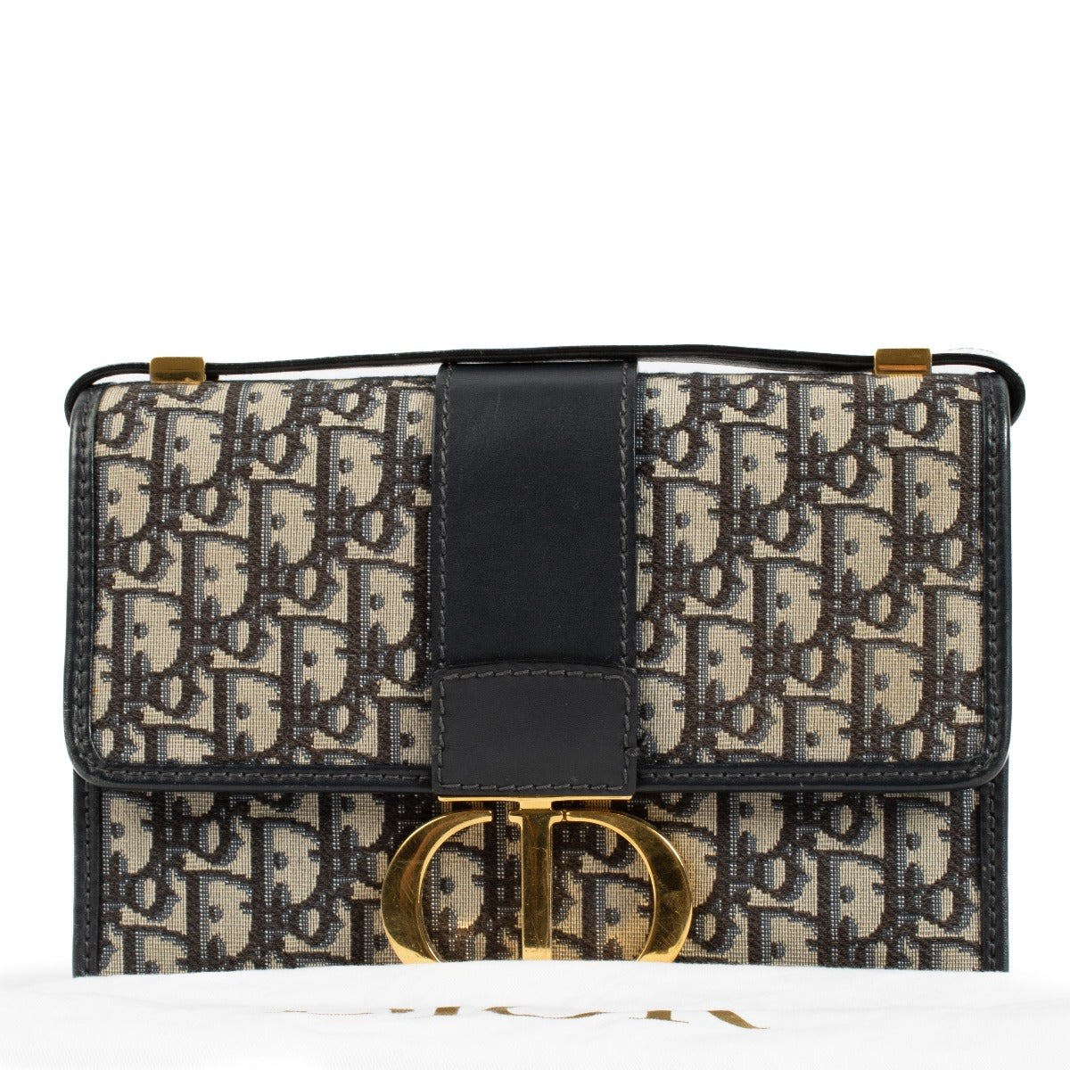 Dior Blue Oblique 30 Montaigne Bag