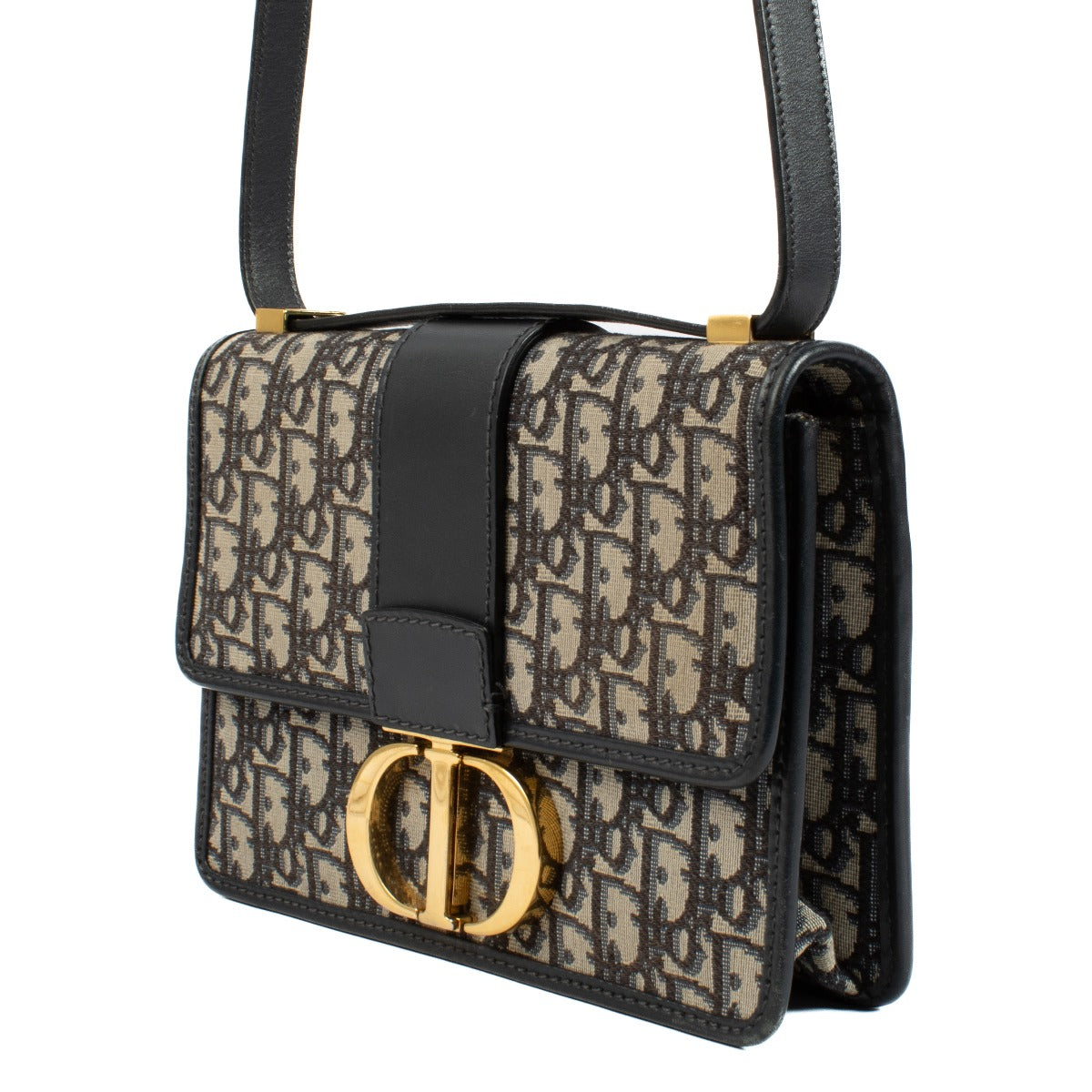 Dior Blue Oblique 30 Montaigne Bag