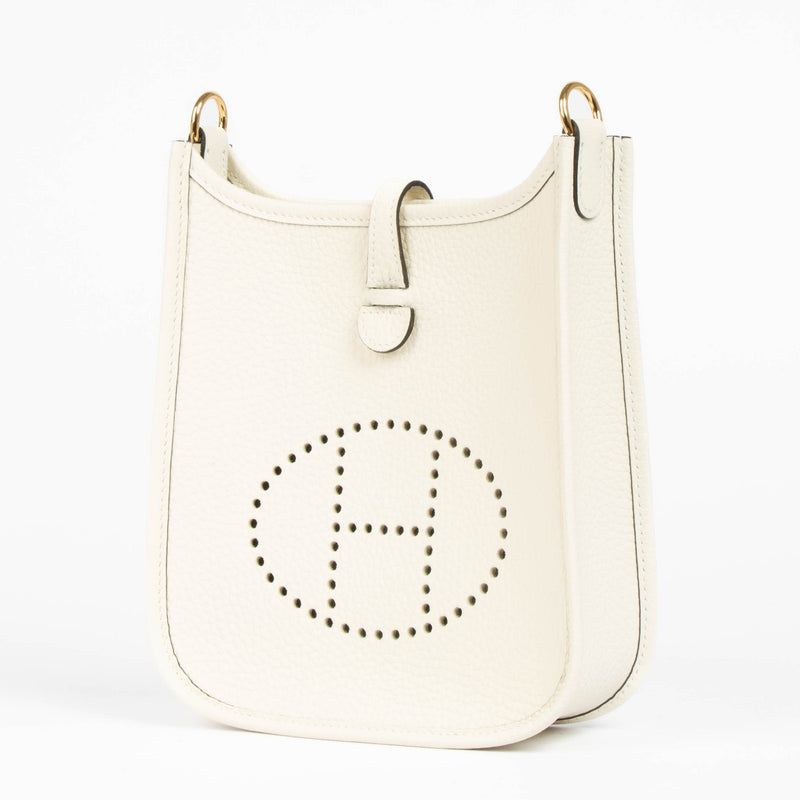 Shop this 100% authentic Hermès Evelyne 16 Cream Clemence GHW at labellov.com