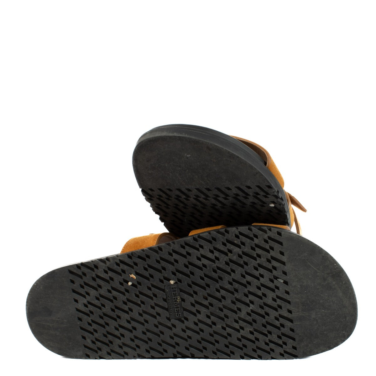 Hermès Natural Suede Chypre Sandalen - Maat 38