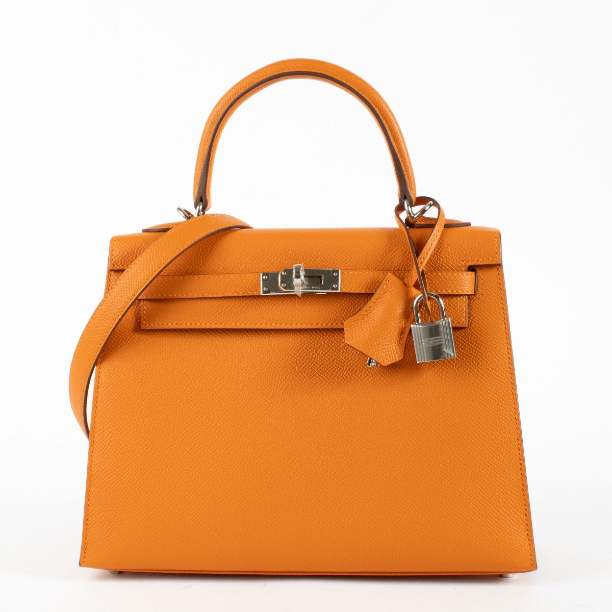 Hermès Kelly 25 Orange Epsom PHW