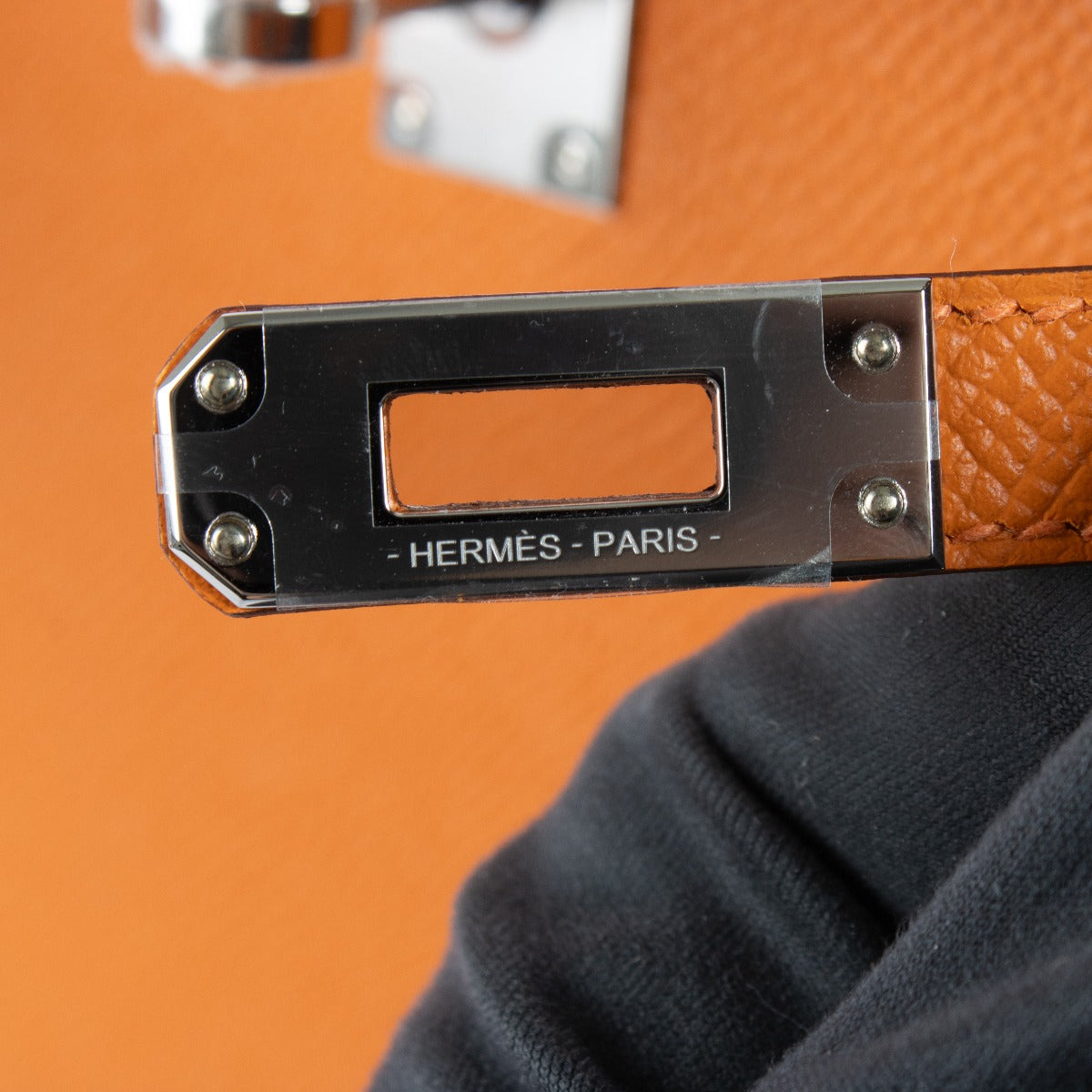 Hermès Kelly 25 Orange Epsom PHW