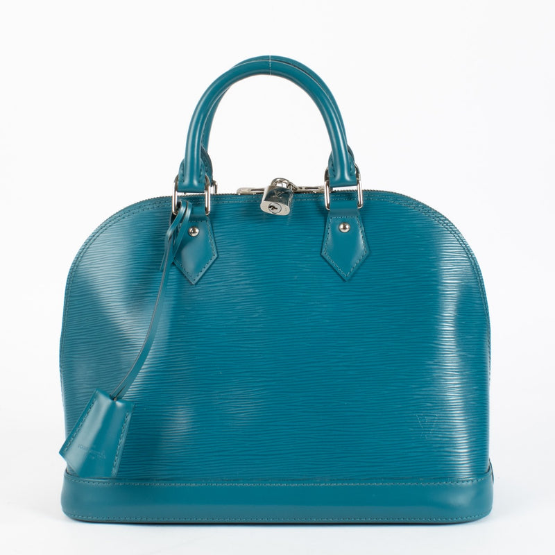 Louis Vuitton Cyan Epi Leather Alma PM