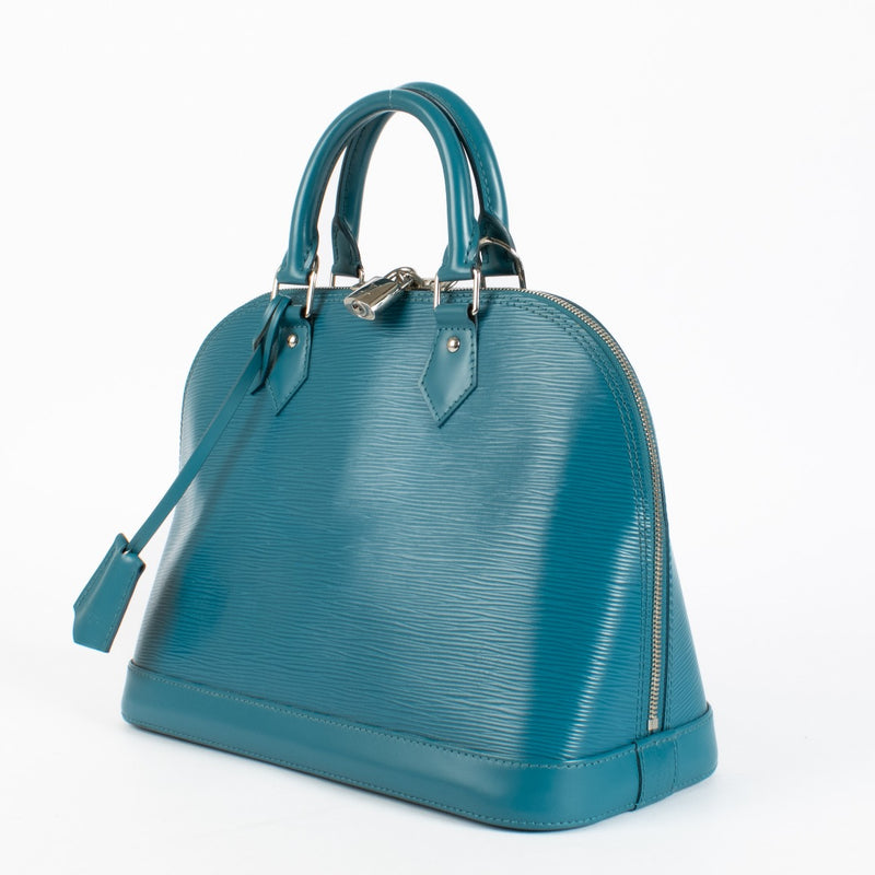 Louis Vuitton Cyan Epi Leather Alma PM