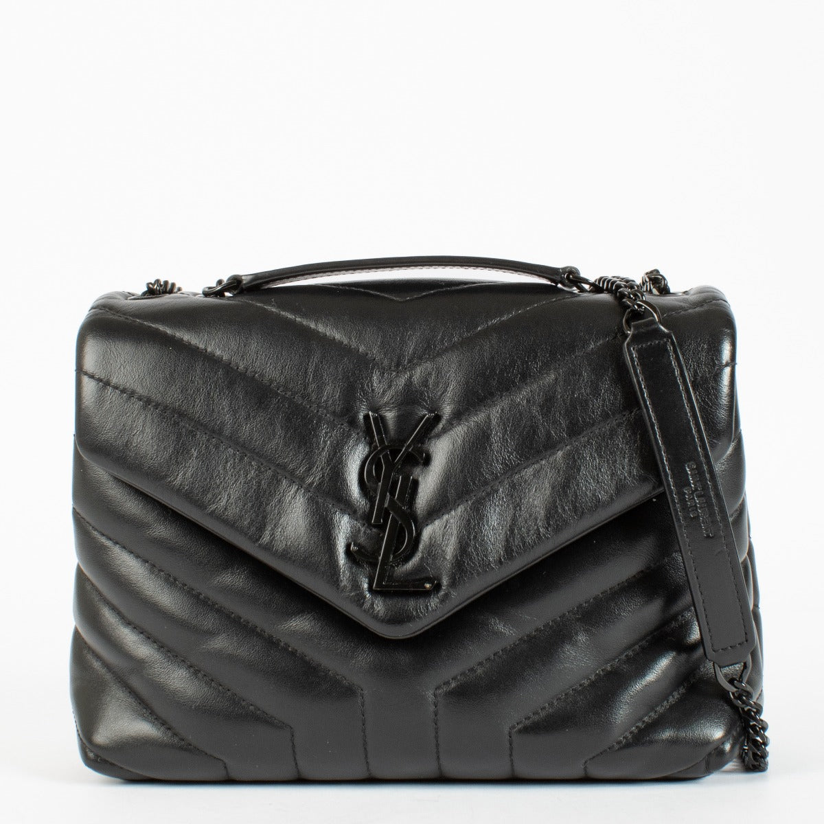 Discover the Saint Laurent Loulou Crossbody Bag in black at Labellov. Crafted from quilted calfskin leather with signature YSL hardware, this elegant pre-loved designer bag embodies Parisian chic. Shop authentic Saint Laurent handbags and luxury accessori