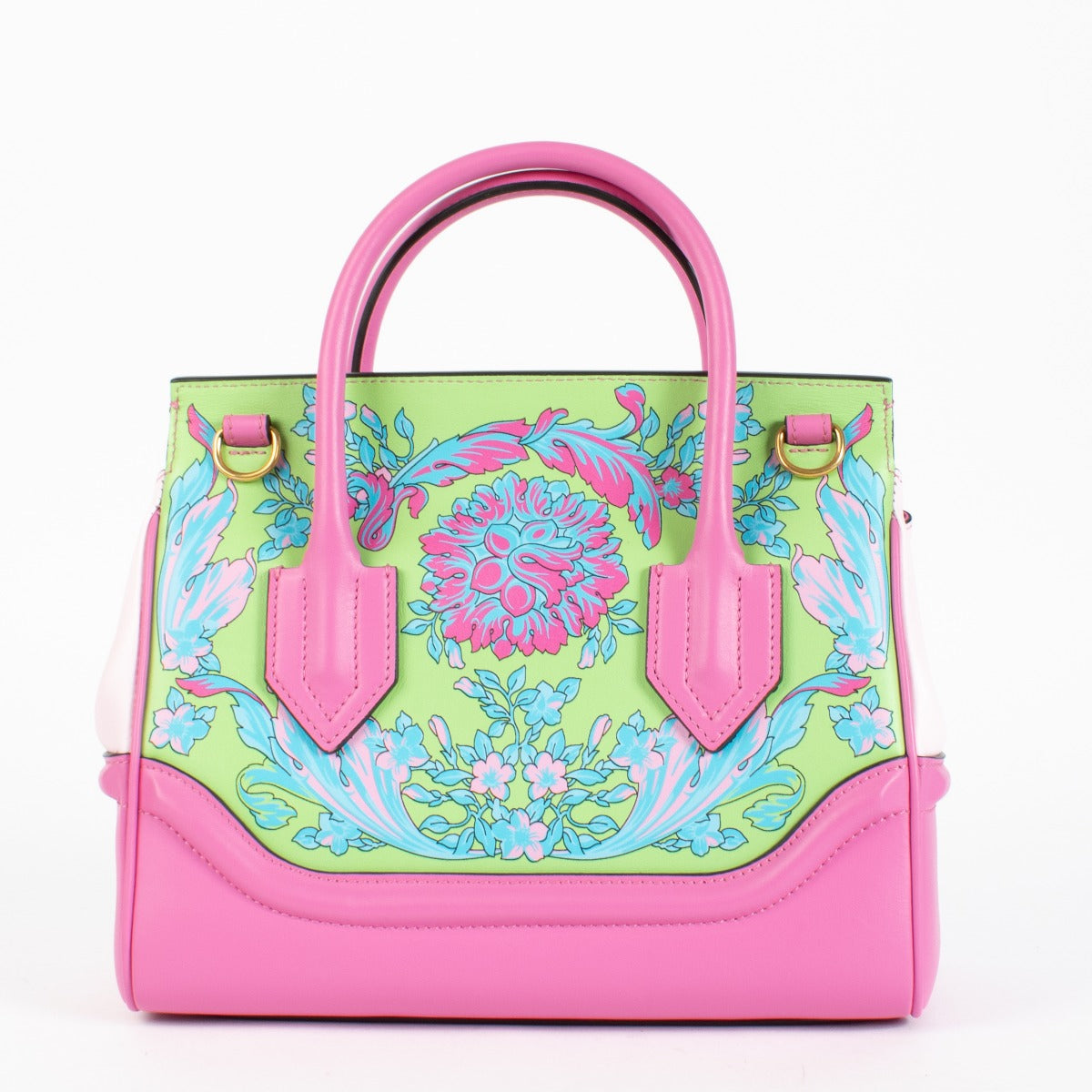 Sac cabas moyen Palazzo Empire Barocco rose de Versace