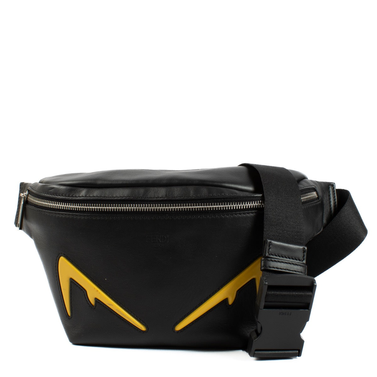Fendi Black Vitello Grace Light Century Devil Eyes Belt Bag