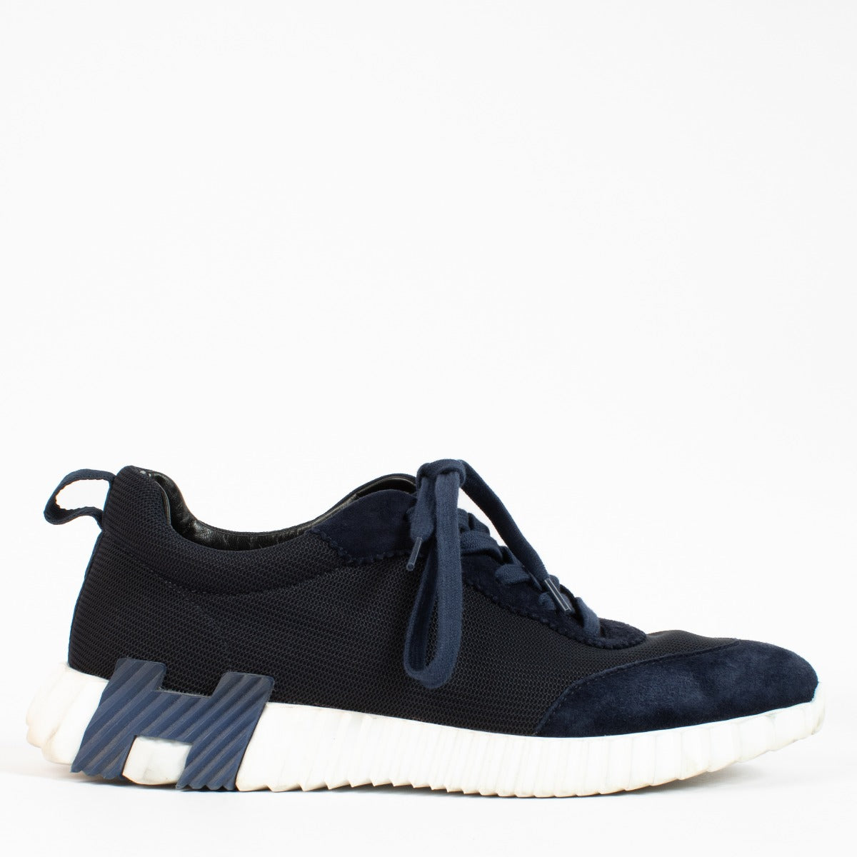 Hermès Blauwe Bouncing Sneakers - Maat 42