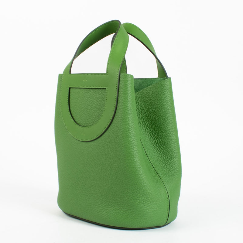 Hermès In-The-Loop 23 Vert Yucca Clemence/Swift GHW