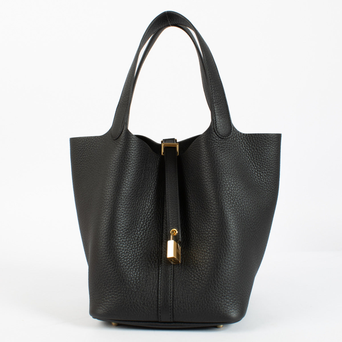Hermès Picotin Lock 22 Noir Clemence GHW