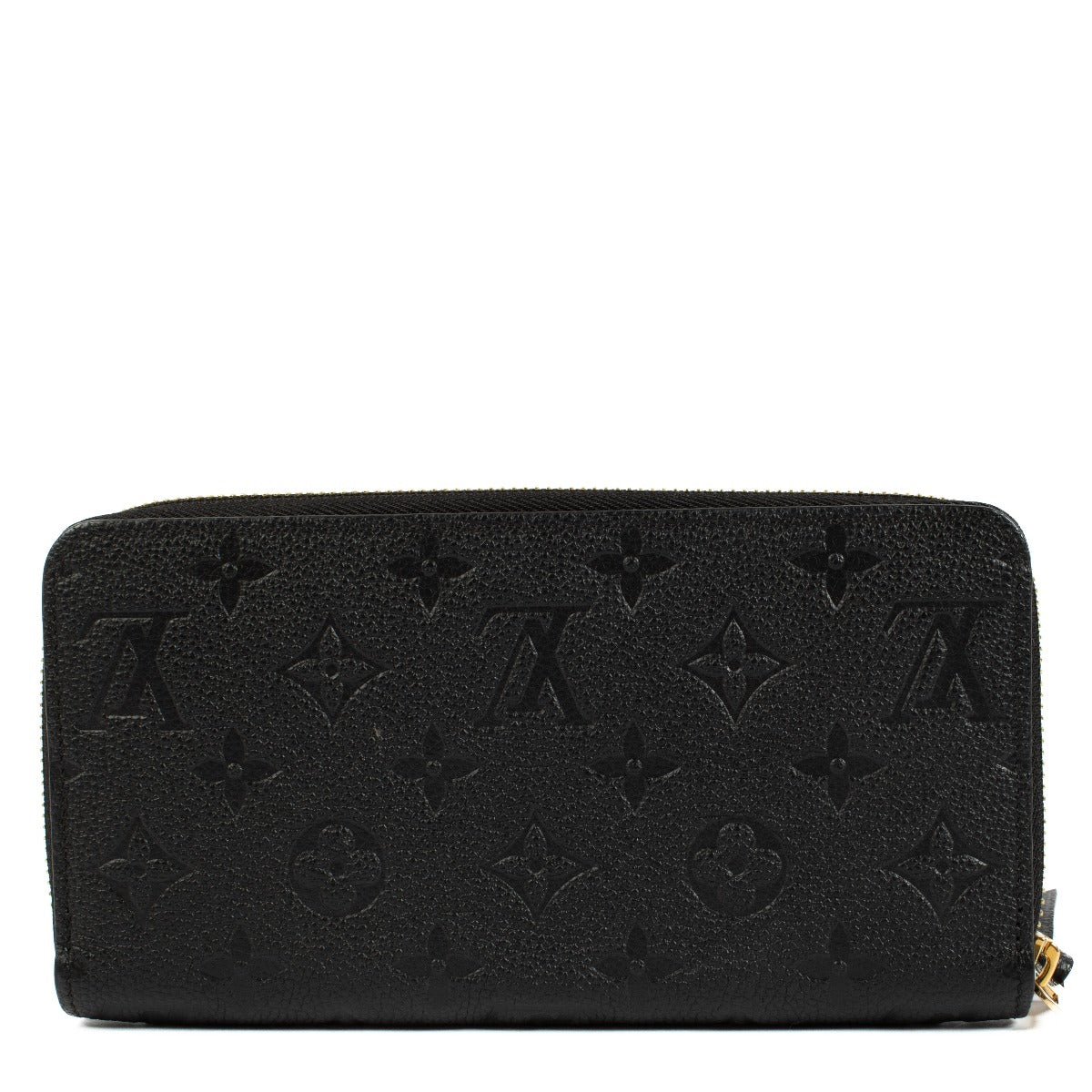 Louis Vuitton Monogram Empreinte Wallet crafted from embossed Monogram Empreinte leather. A sleek, elegant wallet with multiple compartments for cards, cash, and coins. Shop at Labellov.