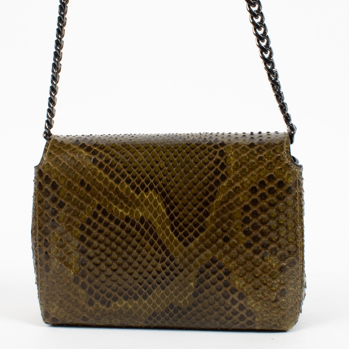 shop 100% authentic second hand Lebeau-Courally Brown Python La Duchesse Bag on Labellov.com