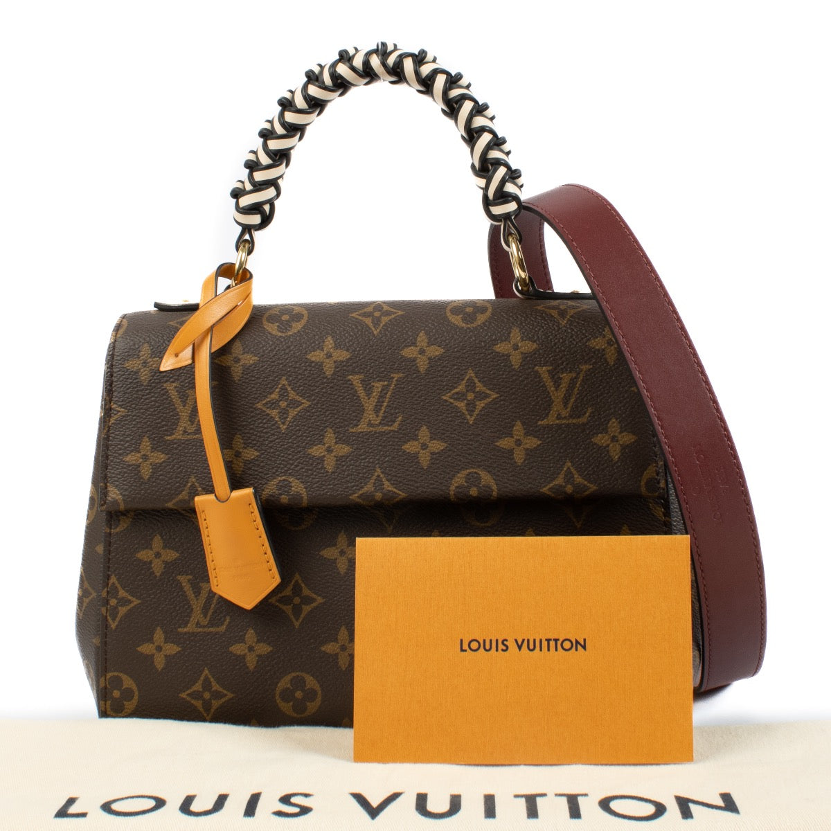 Louis Vuitton Monogram Braided Handle Cluny BB